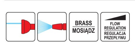 Regulējama Laistīšanas Pistole 2In1 YT-8967 YATO