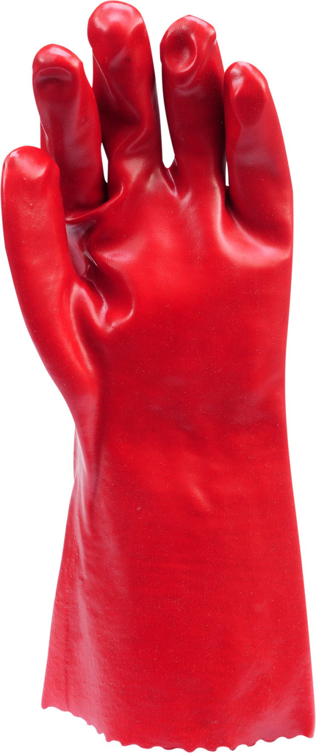 WORKING GLOVES, PVC RED 36CM 74151 VOREL