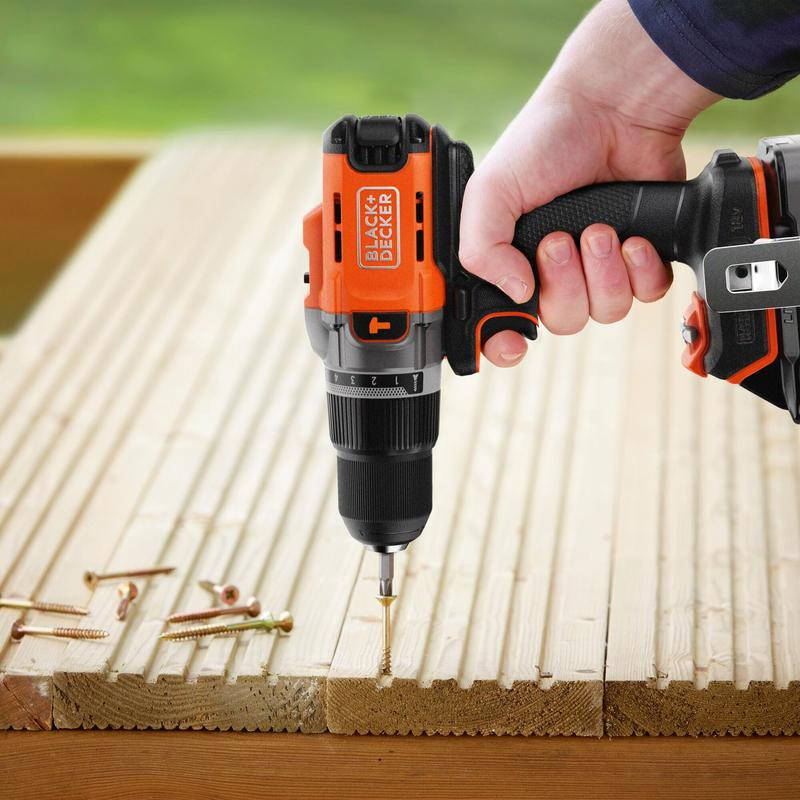 18 V gręžtuvas – ECO BCD383XN-XJ BLACK DECKER