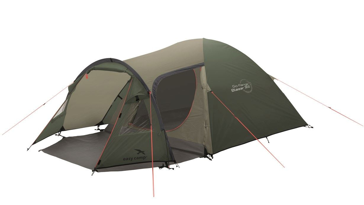 Telts Blazar 300 Rustic Green 3 guļvietas 120384 EASY CAMP