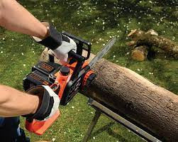 Akumuliatorinis grandinis pjūklas Black & Decker GKC3630LB - oranžinė / juoda - elektrinė, be akumuliatoriaus ir įkroviklio