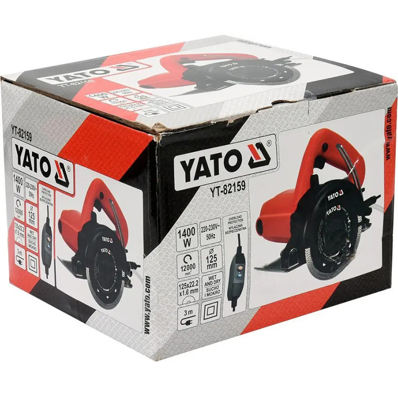 Tiles Cutter 125Mm 1400W Wet&Dry YT-82159 YATO