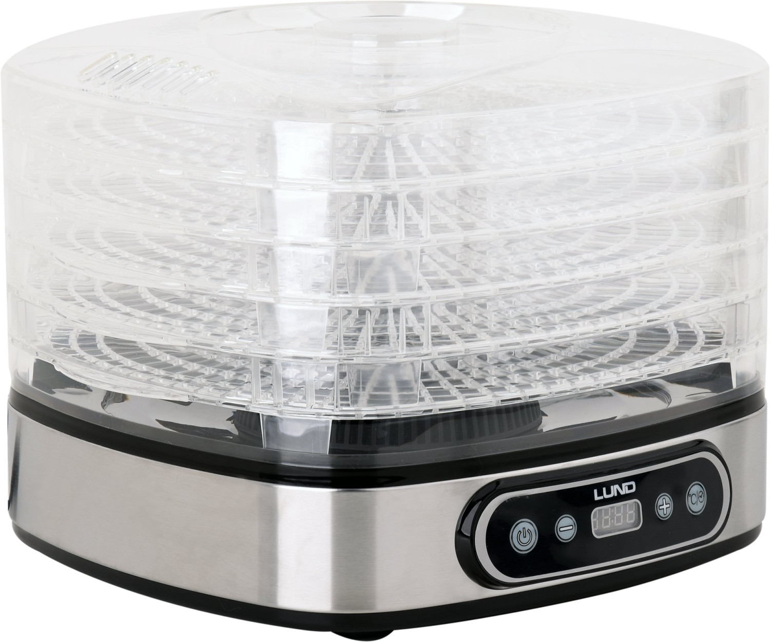 FOOD DEHYDRATOR 5 TRAYS 420-500W TIMER 68271 LUND