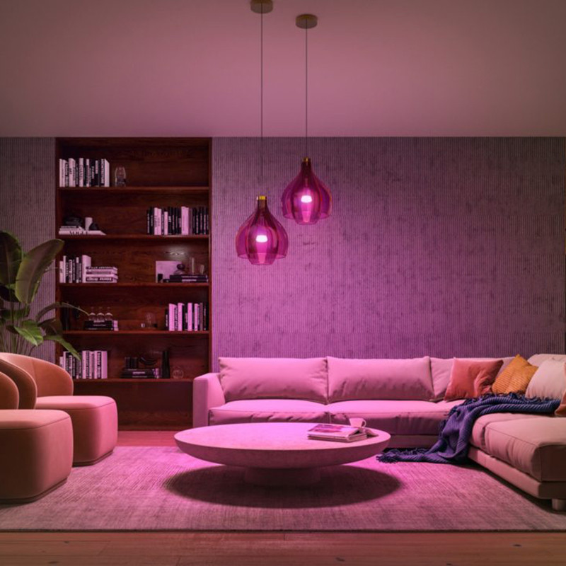 Nutipirn Philips Hue E27 8W WA, 2tk. + Hue Bridge + Hue Switch