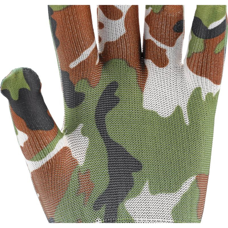 GARDEN GLOVES MILITARY PRINTING B 8" 74115 FLO