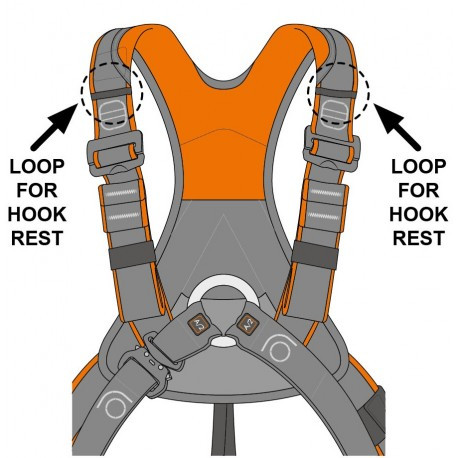 Āķi darba sistēmai HOOK REST SUPPORT, 8057733306956 CLIMBING TECHNOLOGY