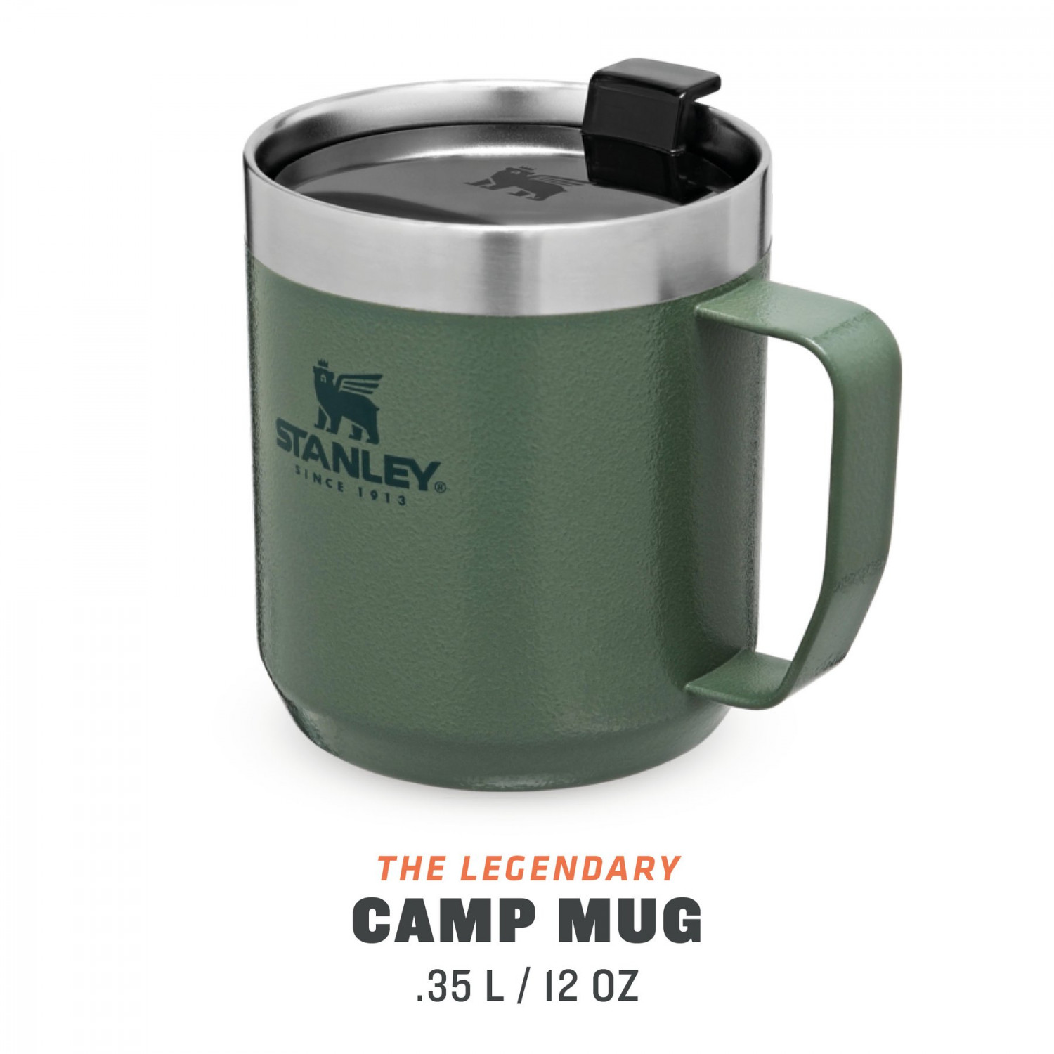 Terminis puodelis The Legendary Camp Mug Classic 0,35L žalias 2809366005 STANLEY