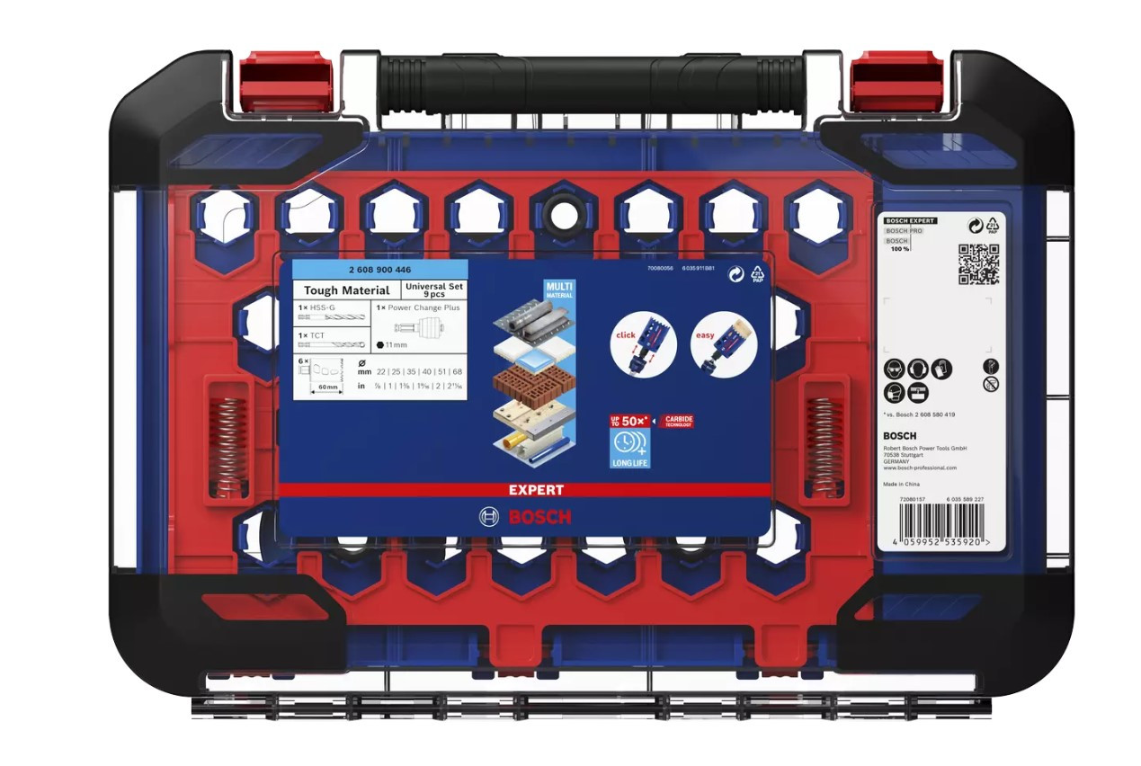 Kroņurbju komplekts Tough Material (14gab.) 2608900448 BOSCH