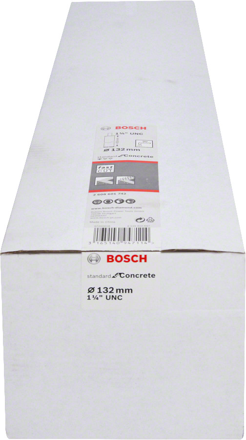 Kronis slapjai urbšanai 132x450mm,1 1/4", Dimanta urbjiem PRO CORE CUTTER WET, 2608601742, BOSCH