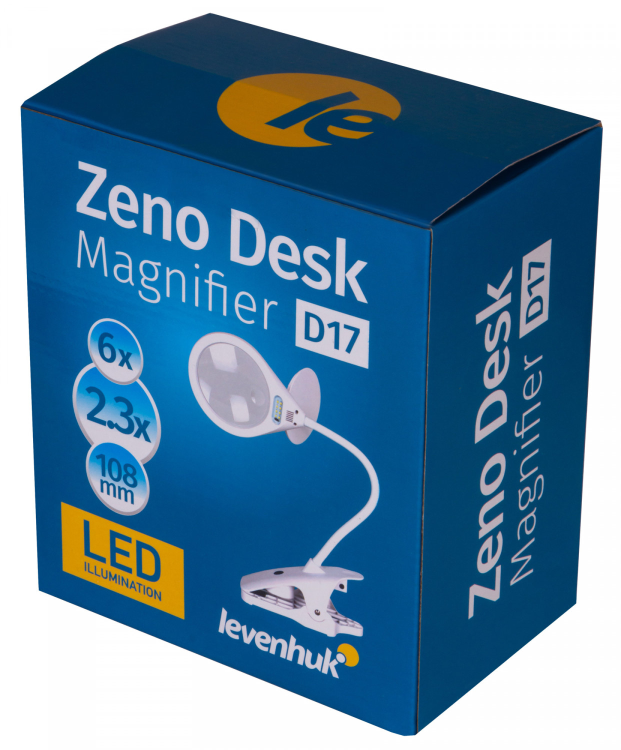 Lampa ar palielināmo stiklu Zeno Desk D17 2.3x 6x L74104 LEVENHUK