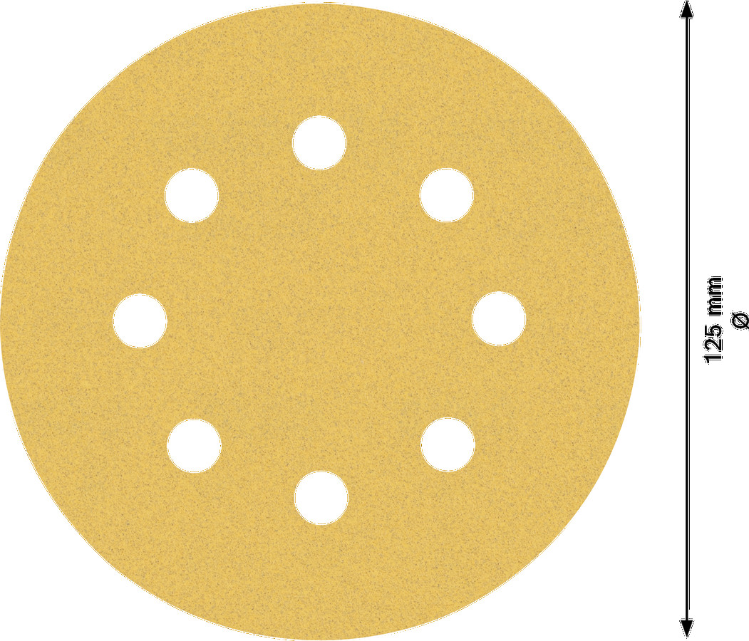 C470 smilšpapīrs 125 mm Kompl. 2x G60,120,240, Ekscentra slīpmašīnām, ekscentra slīpmašīnām ar putekļu maisu EXPERT C470 SLĪPDISKU KOMPLEKTS, 2608900812, BOSCH