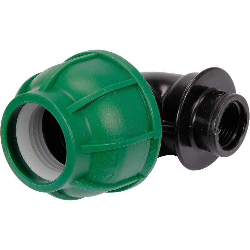 PIPE CONNECTOR PP 90° GW 32MM x 1/2" 88911 FLO