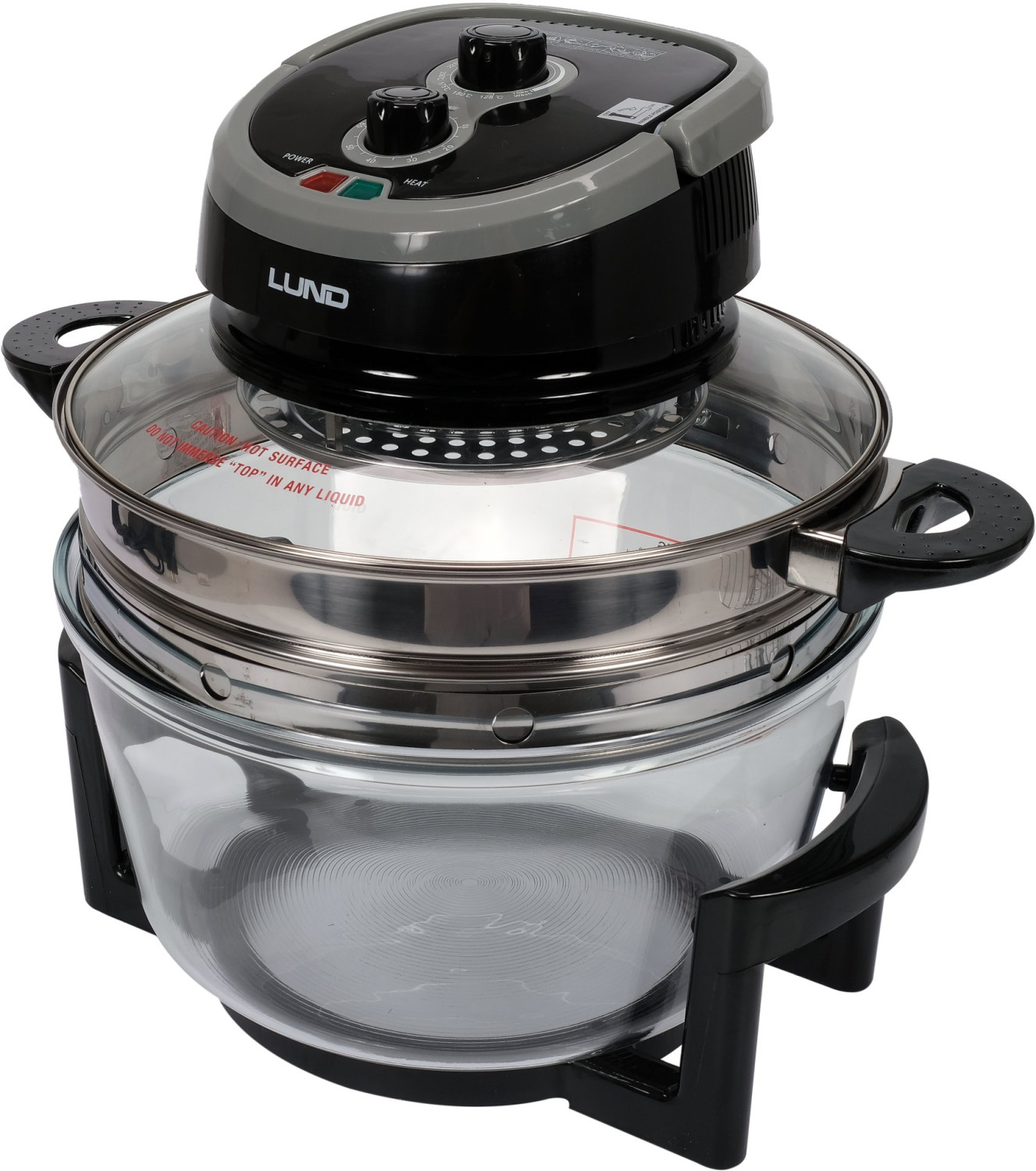 HALOGEN OVEN 17L BLACK, 9 ACCESSORIES 67642 LUND