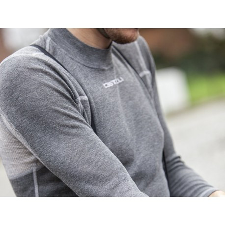 Velo termokrekls FLANDERS Warm LS, izmērs: S, Gray, 8055688008130 CASTELLI