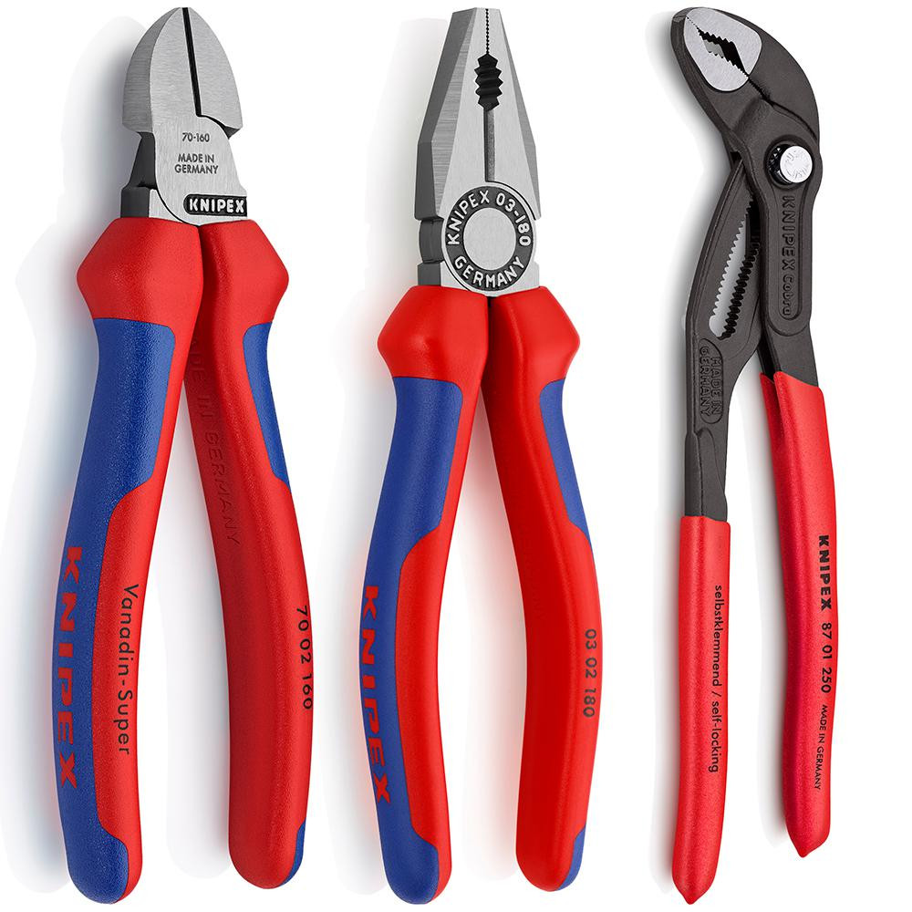 Knaibļu komplekts 3gab. 002009V01 KNIPEX