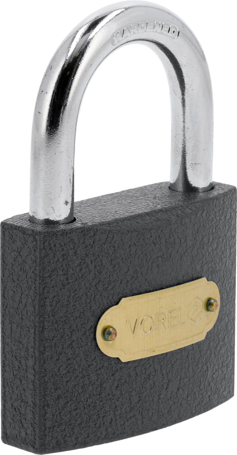 IRON PADLOCK 63MM - GREY 77064 VOREL