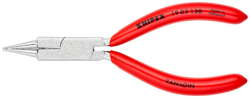 Round Nose Pliers with cutting edge 1903130 KNIPEX