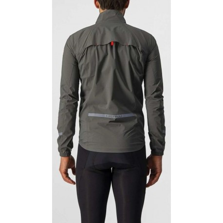 Velo jaka EMERGENCY 2 Rain Jacket, izmērs: L, Light Black, 8050949394151 CASTELLI