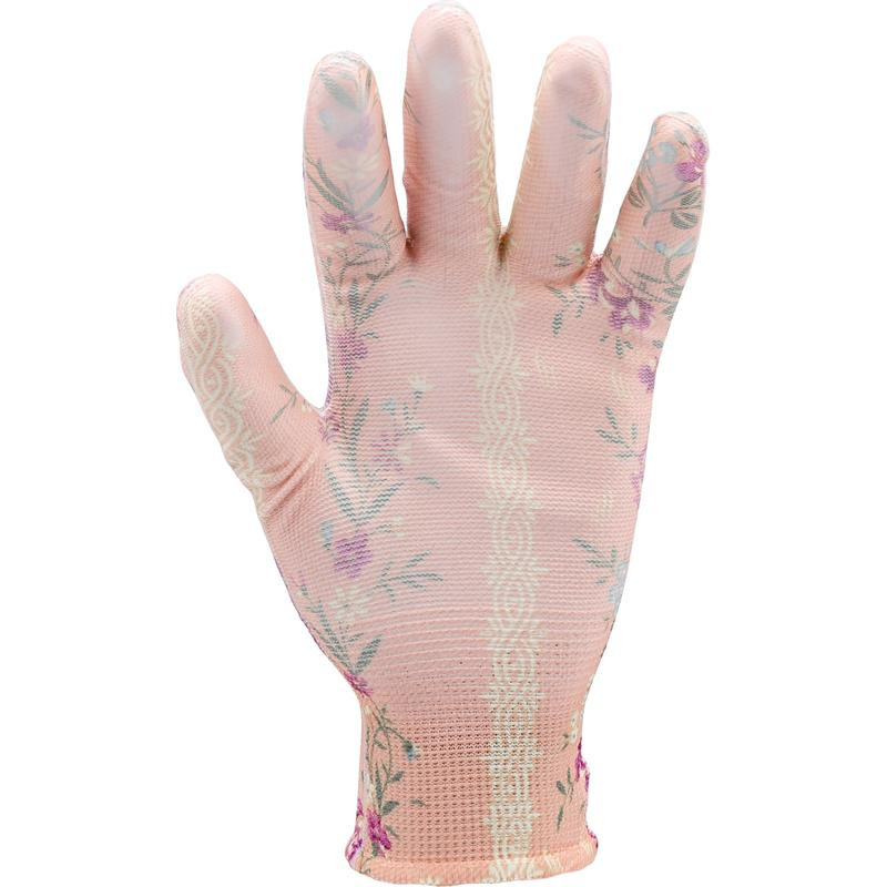 POLYESTER GARDEN GLOVES 9" WERS 74136 FLO