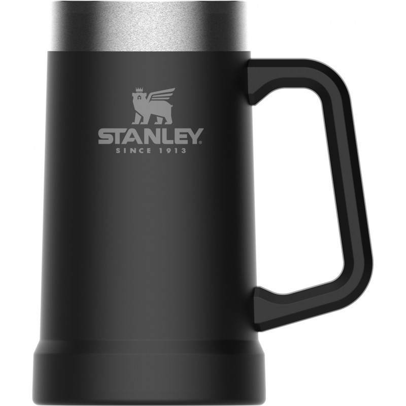 Пивная кружка Adventure The Big Grip Beer Stein 0,7л черный матовый 2802874034 STANLEY