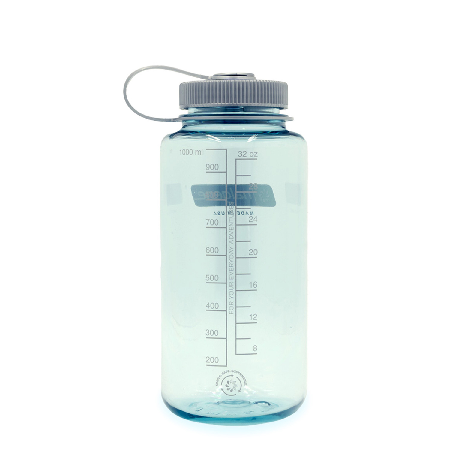 Dzeramā pudele 'WM Sustain', 1L, jūras putu krāsa, R078698, NALGENE