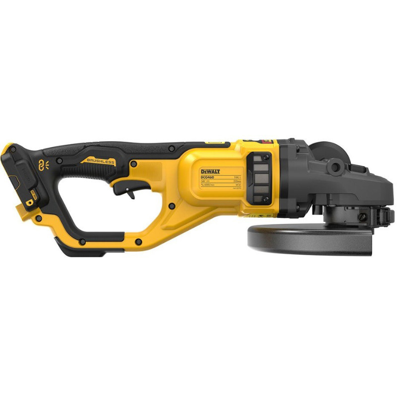 Аккумуляторная угловая шлифовальная машина DCG460N-XJ DEWALT