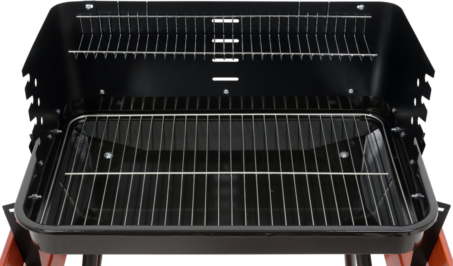 CHARCOAL GRILL W/ SHELVES GRATE 53X33CM 99911 LUND