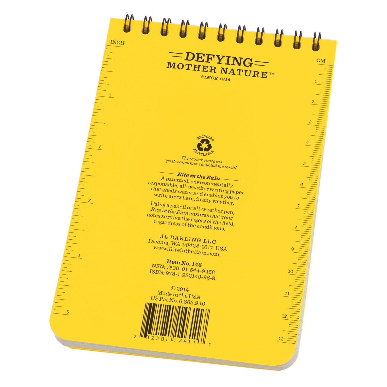 All-Weather Notebook, R558101, 558101 RITE IN THE RAIN