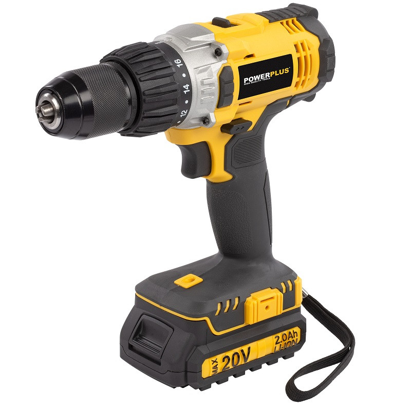 Impact drill 20V 2xLi-Ion POWX00445 POWERPLUS X