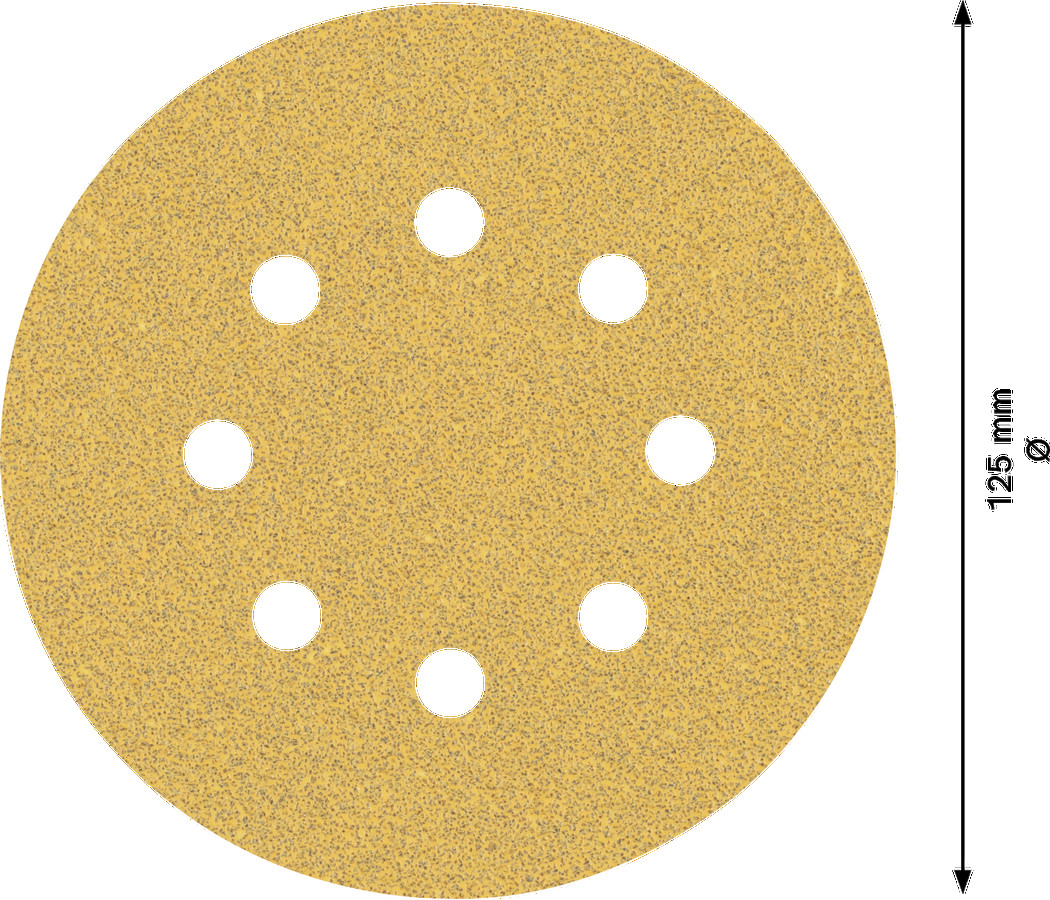 C470 smilšpapīrs 125 mm G60, 50 gab, Ekscentra slīpmašīnām, orbitālajām slīpmašīnām EXPERT C470 SLĪPDISKI, 2608900909, BOSCH