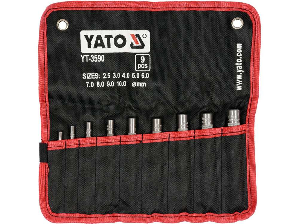 Punch Set 9Pcs YT-3590 YATO