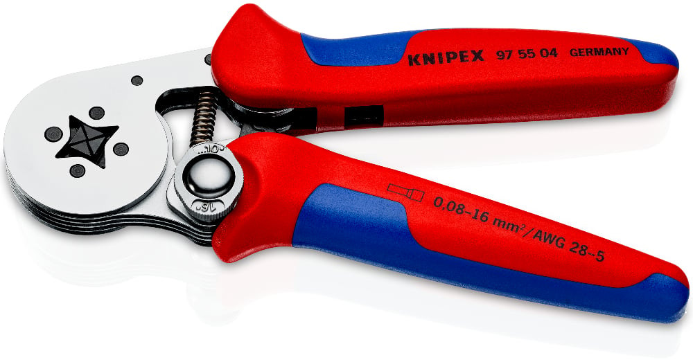 Isereguleeruvad pressimistangid juhtmete otsarõngastele 975504 KNIPEX