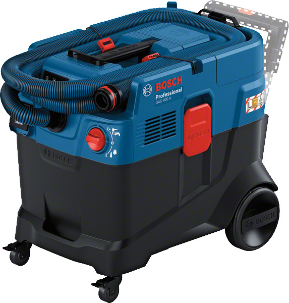 Bosch GAS 400 A Professional mitrā/sausā putekļsūcējs, 1200W, automātiska filtra tīrīšana, 40L, 06019M0020, BOSCH