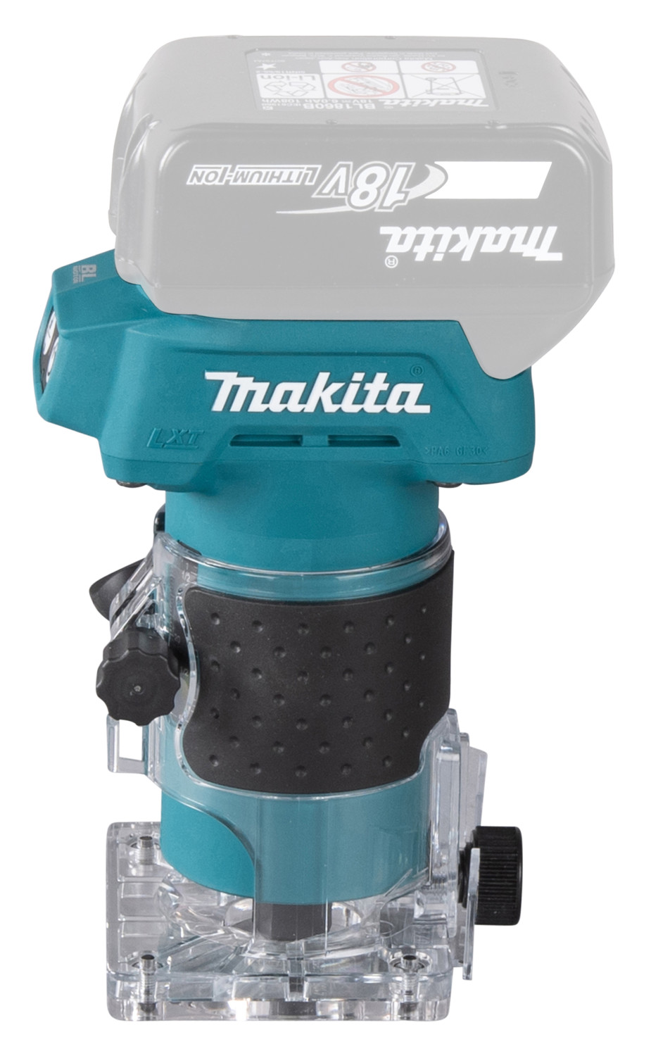 Аккумуляторный kромочный фрезер 18В LXT DRT52Z MAKITA