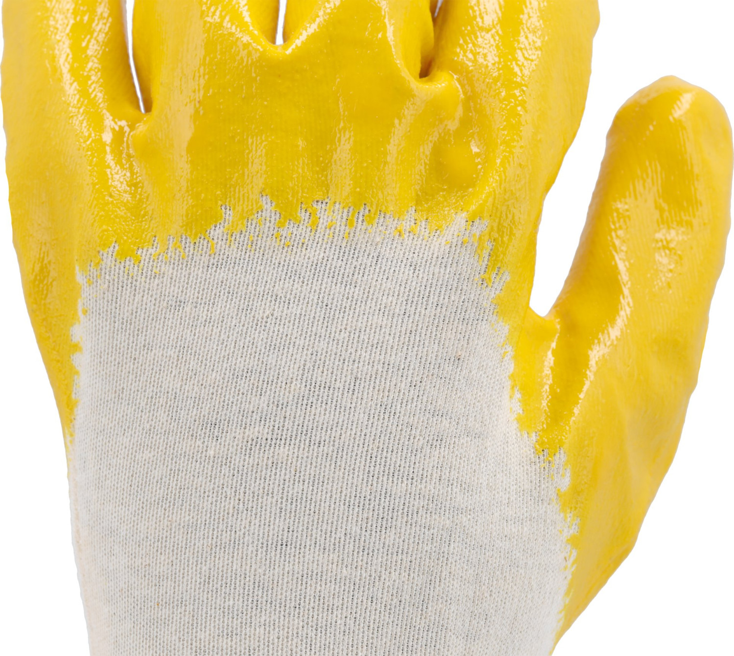 YELLOW LATEX COATED WORKING GLOVES 10.5" 74160 VOREL