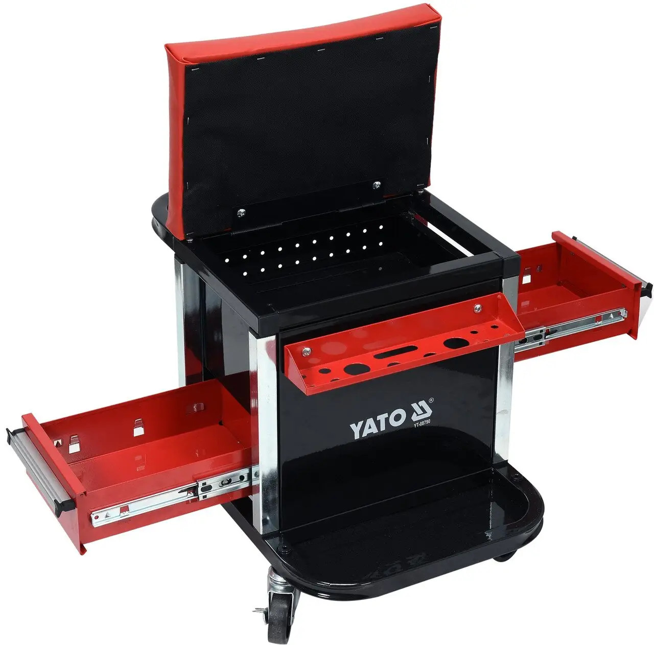 Shop Roller Seat Stool With Drawers YT-08790 YATO