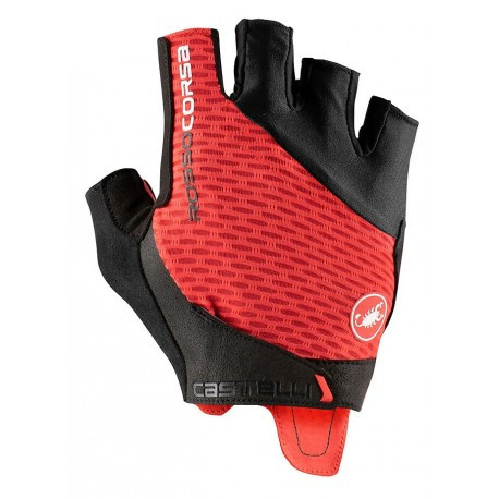 Velo īsie cimdi ROSSO CORSA PRO V Glove, izmērs: M, White, 8050949302309 CASTELLI