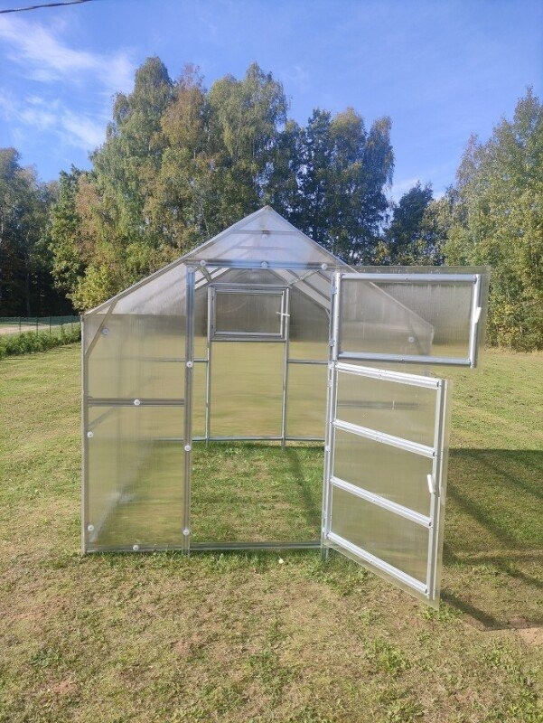 Kasvuhoone KLASIKA BERNARD 2,35x8 m 4mm polükarbonaatkattega, 4779037492367