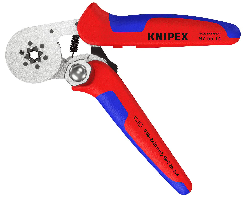 Self-Adjusting Crimping Pliers for wire ferrules 975514 KNIPEX