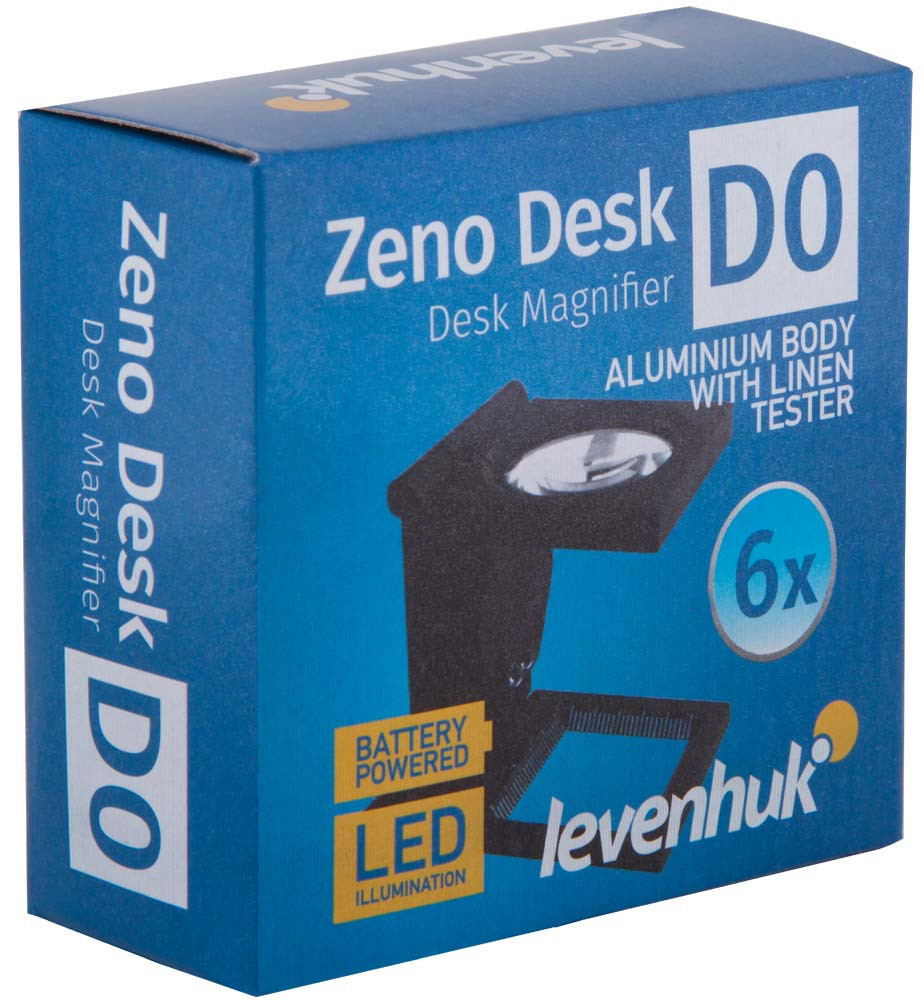 Palielināmais stikls ar salokāmu statīvu Zeno Desk D0 6x L71205 LEVENHUK