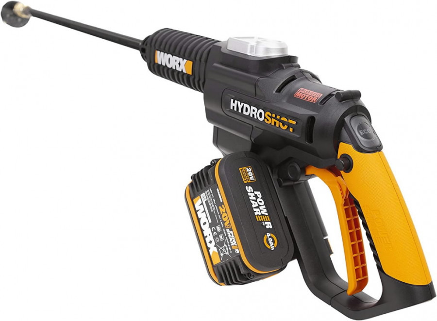 Akumuliatorinė slėgio plovimo mašina Hydroshot 20V (1x4.0Ah) 220l/h WG633E WORX