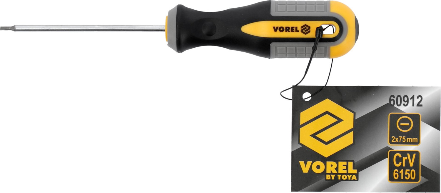 SLOTTED SCREWDRIVER 2x75MM 60912 VOREL