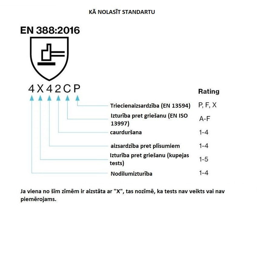 Darbinės pirštinės 10/XL dydis.Active CHEM H7010