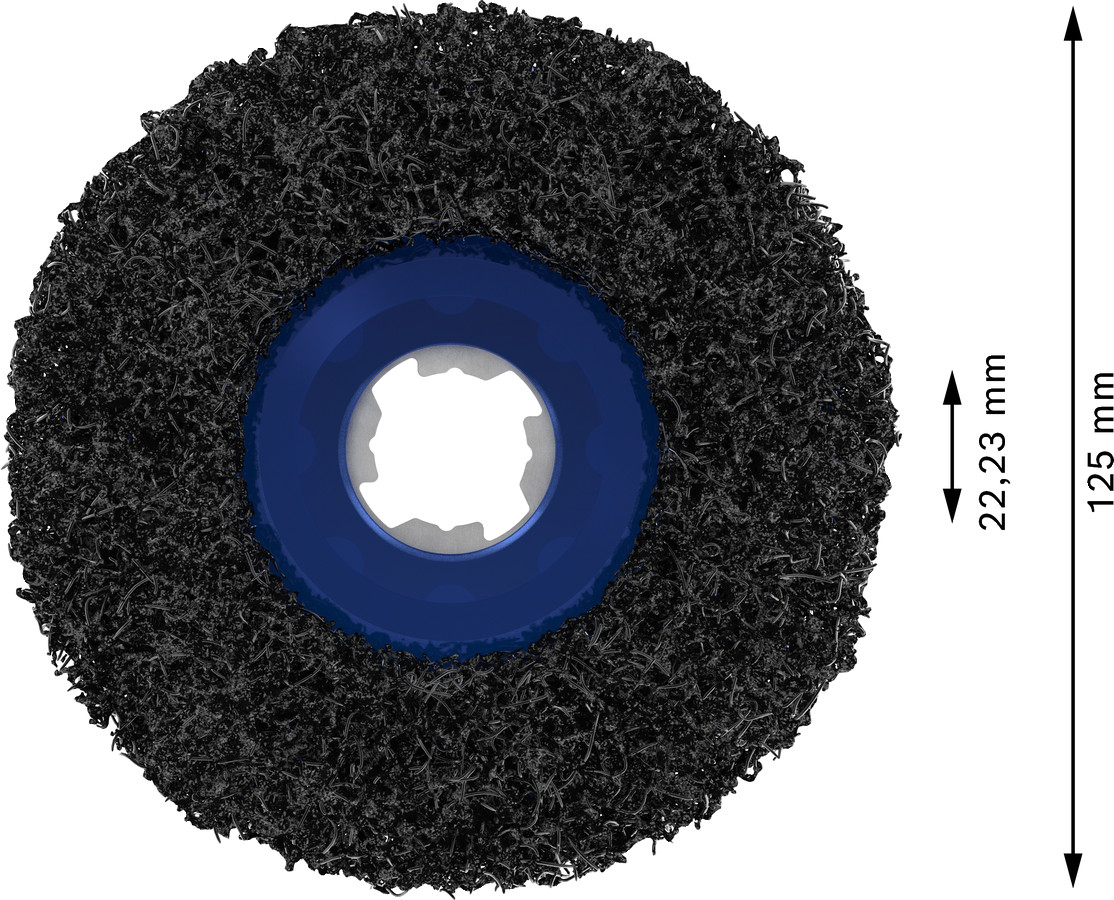 X-LOCK tīrīšanas disks N377 Metal, Ø125mm, Mazām leņķa slīpmašīnām PRO N377 TĪRĪŠANAS DISKS, 2608621833 BOSCH