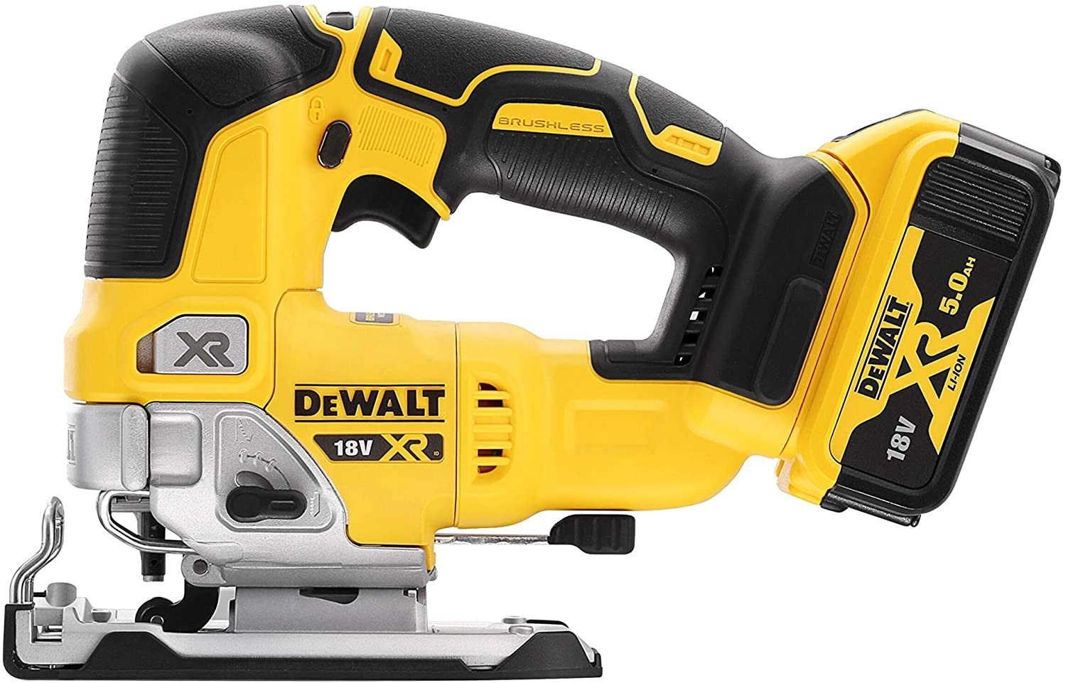 Akumulatora figūrzāģis 18V (2x5.0Ah) DCS334P2-QW DEWALT