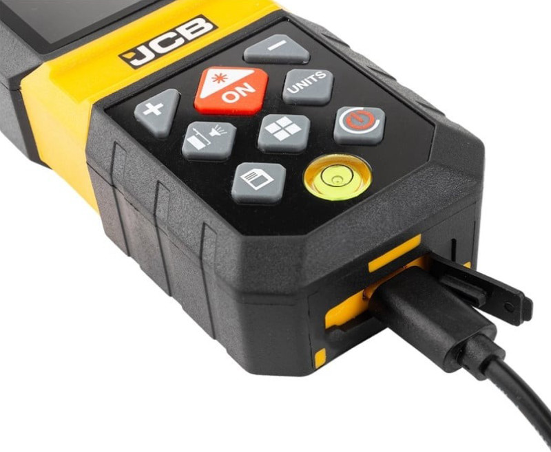 Lazerinis matuoklis 80 m, ličio jonų, USB-C, JCB-LDM-80 JCB