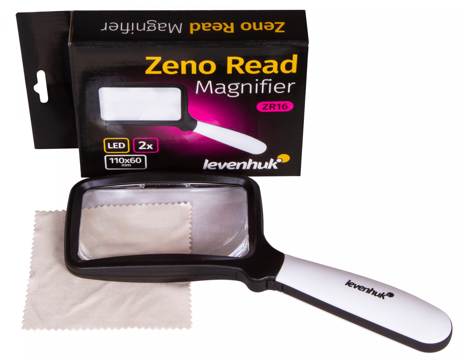 Luup LED -ga Zeno Read ZR16 74100 LEVENHUK