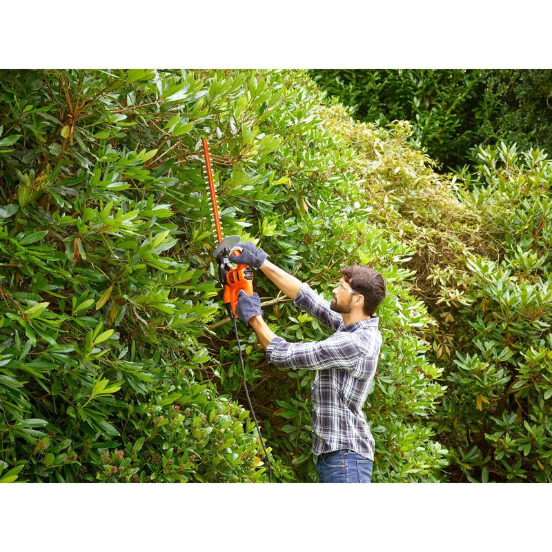 HEDGE TRIMMER 450W 50CM + GOOG. + GLOV BEHT251KIT-QS BLACK DECKER