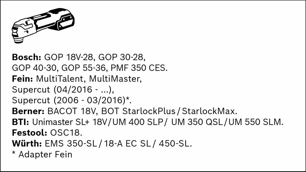 StarlockPlus PAIZ32AIT 1 gab., Svārstību daudzfunkcionālajiem darbarīkiem EXPERT PAIZ 32 AIT METALMAX GREMDZĀĢĒŠANAS ASMENS, 2608900019, BOSCH