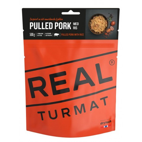 Tūristu pārtika RT PULLED PORK with Rice 547kcal, 7036480052171 DRYTECH